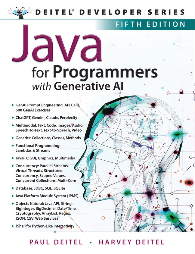 Java for Programmers: with Generative AI, 5th Edition